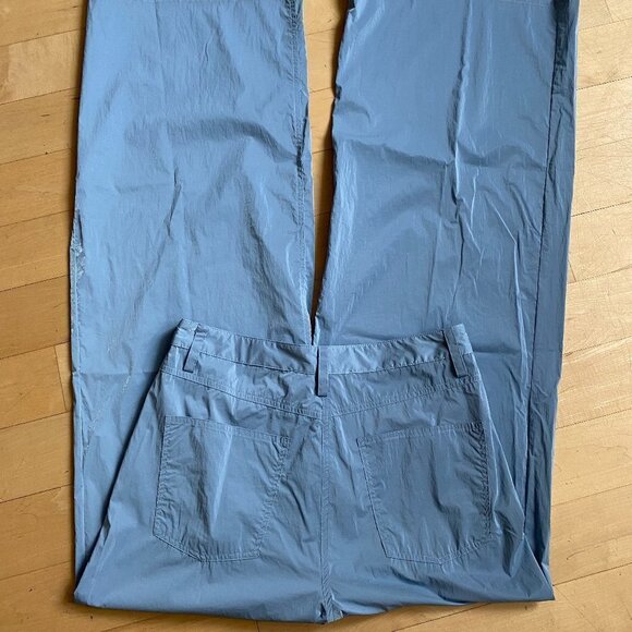 REMAIN Birger Christensen Ariane BNWOT Women Blue Wide Leg Pants New - Picture 7 of 13